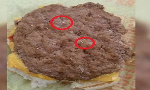Worm Inside Burger