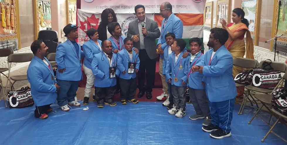 Indian Contingent in World Dwarf Games