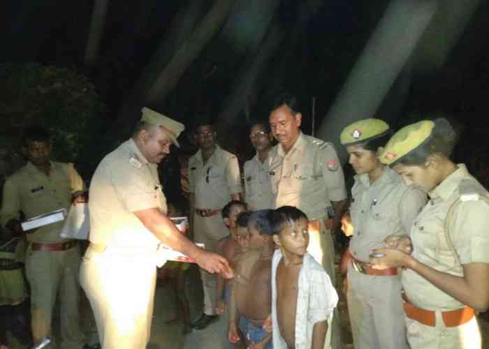 up police celebrated diwali 