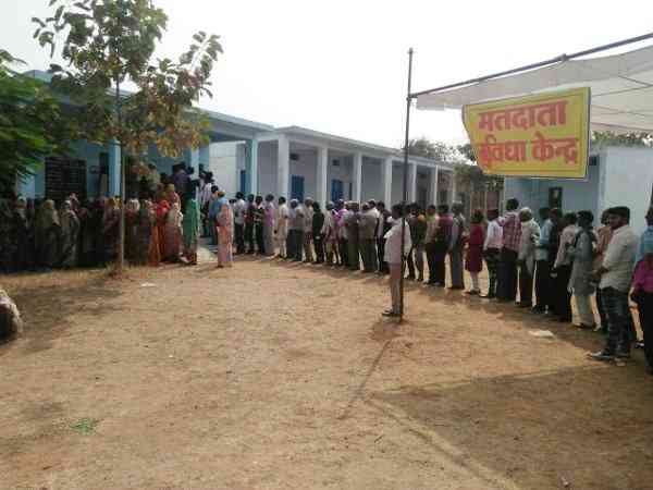 chitrakoot by-election: polled 28 pc till 11 am