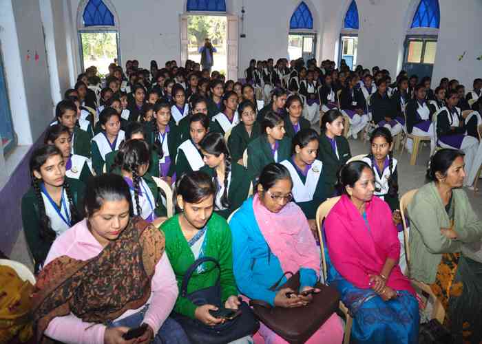 girls security awareness seminar in jhansi