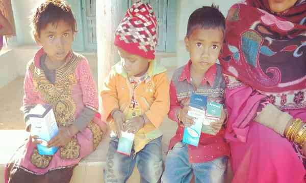 Malnaurished children in programme