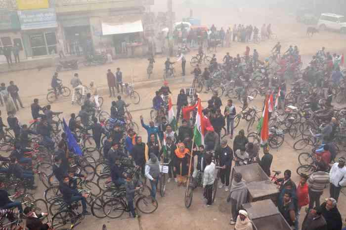 cycle rally hanumangarh