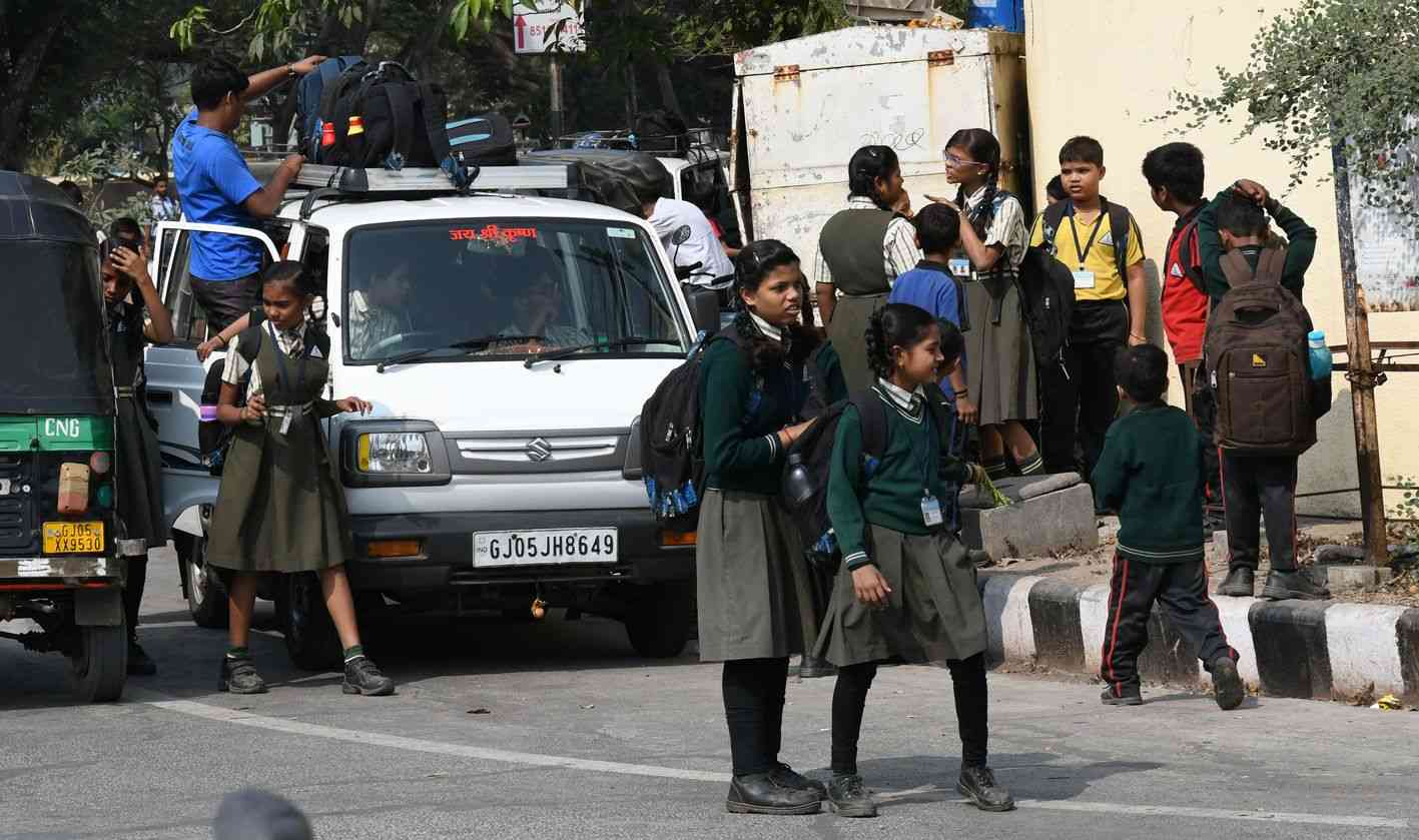 surat Police Commissioner take action agints school auto and van