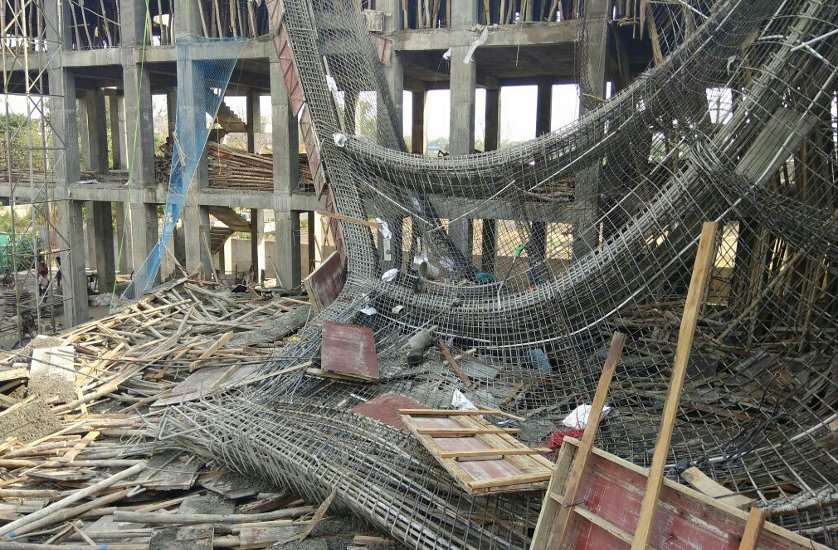 multi-storey building collapses in jabalpura
