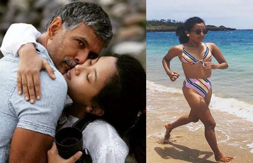 milind soman and his girlfriend