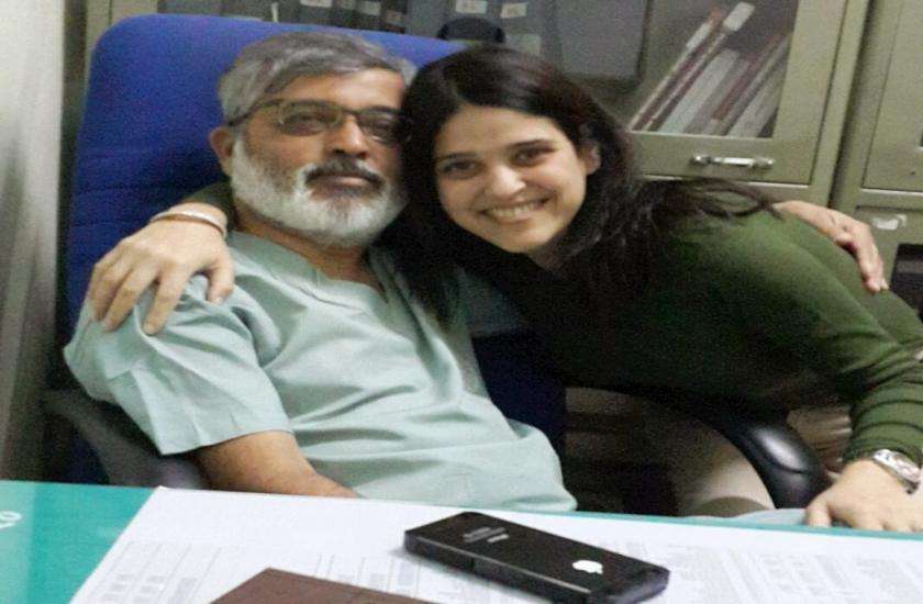 Natasha with Dr. Bhalerao 