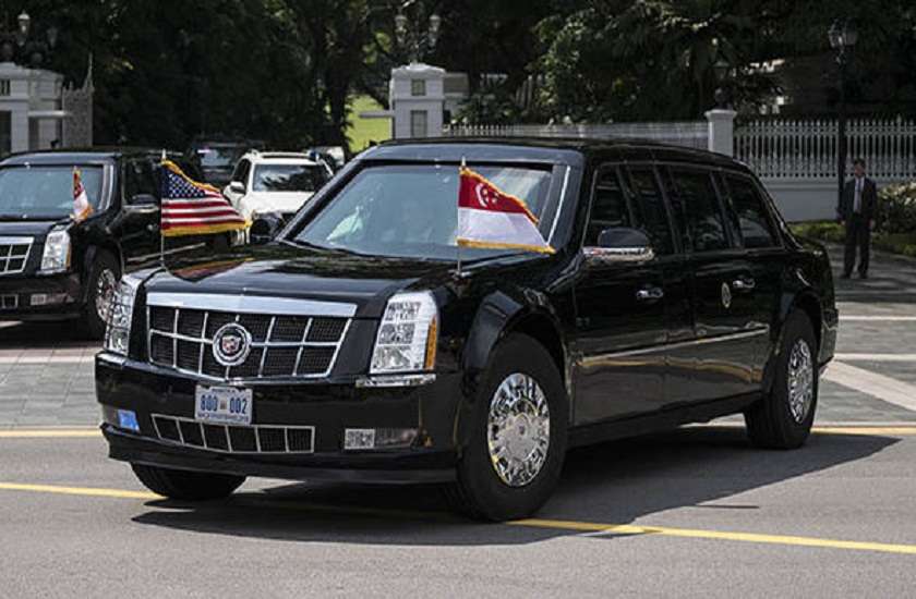 kim jong un takes a peek inside the us presidential limousine beast
