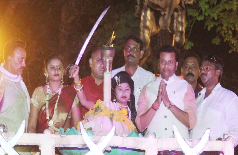 virangna samman samroh gwalior at laxmi bai samadhi isthal 