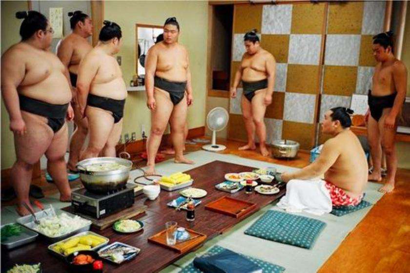 Sumo wrestlers