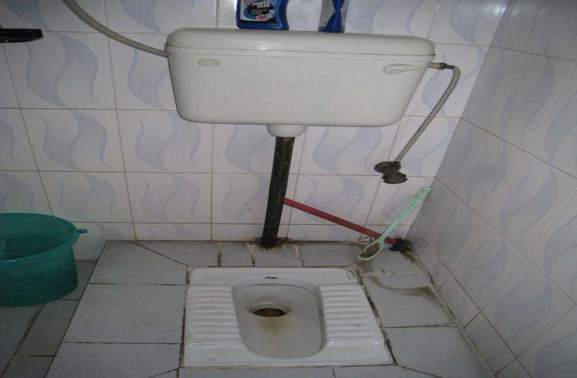 Indian style washroom