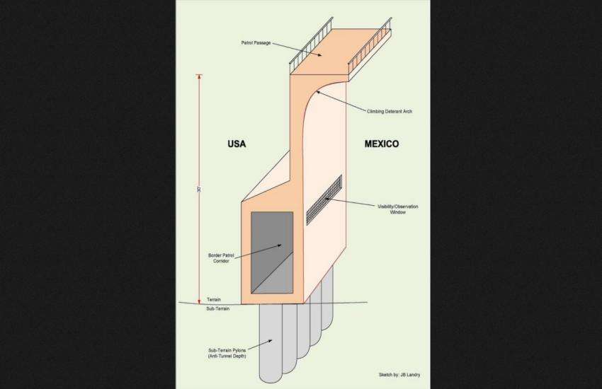 ट्रंप वॉलः अमरीका-मेक्सिको सीमा की सुरक्षा के लिए सामने आई दीवार की नई हाईटेक डिजाइन