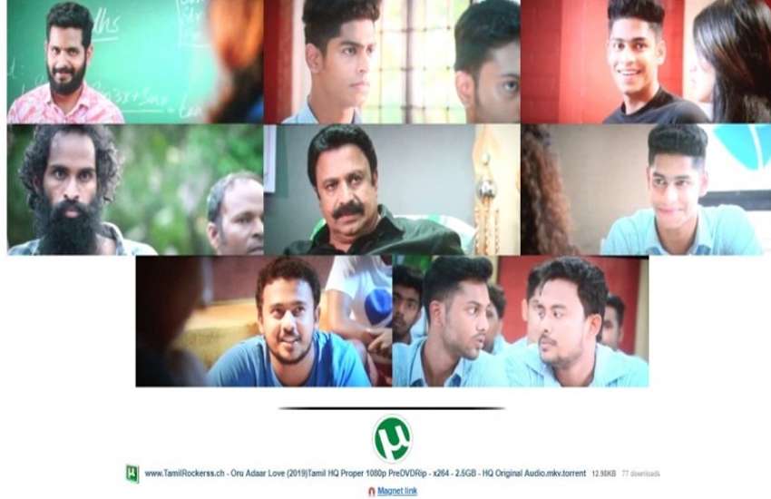 priya prakash movie Oru Adaar Love movie in HD leaked by TamilRocker
