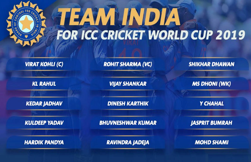 India world cup team