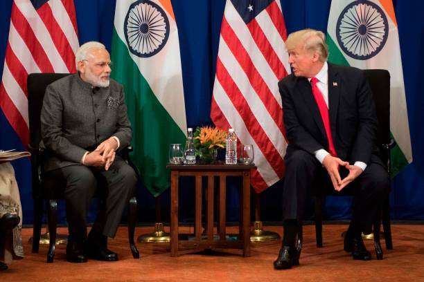 Trump with Modi