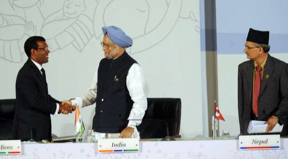Former PM Manmohan Singh at SAARC Summit