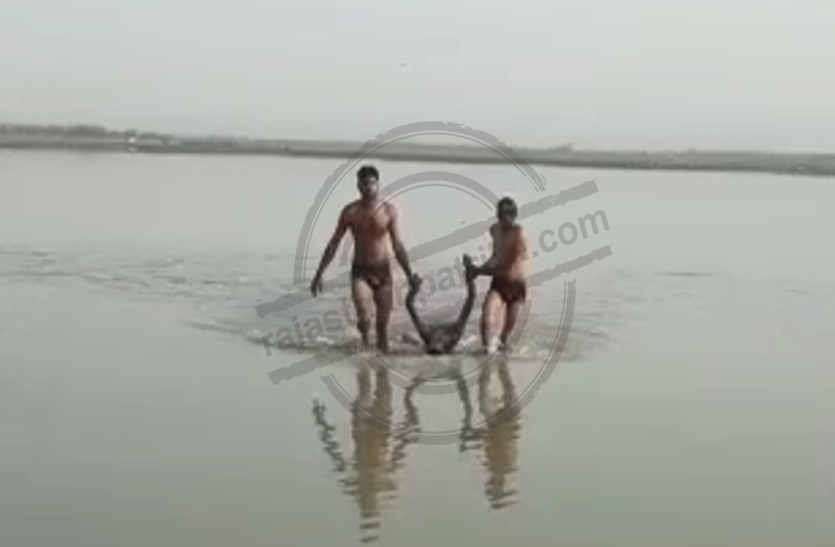 Teenage death drowning in Mandal pond in bhilwara