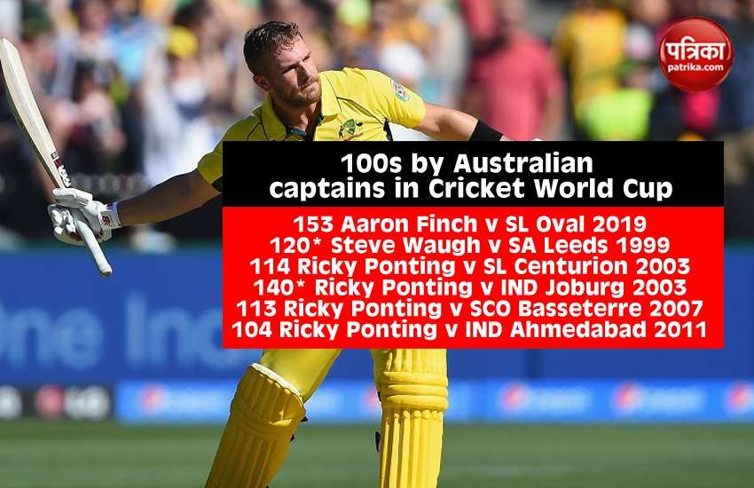 AUS vs SL Most hundreds in Cricket World Cup by the teams