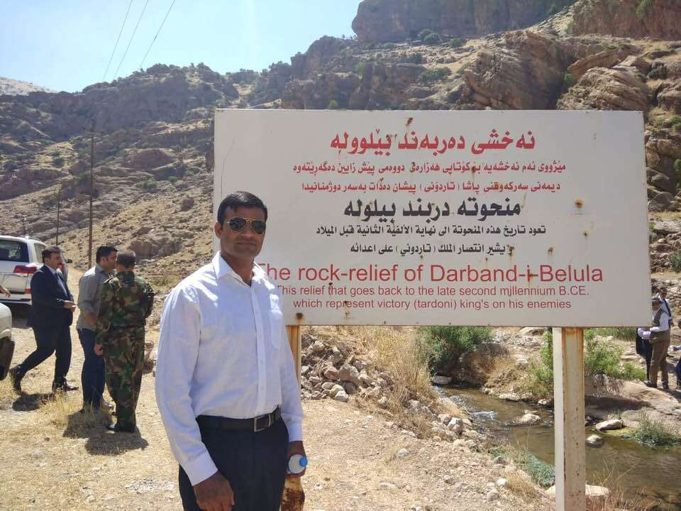 Pictures of Lord Ram and Hanuman are found in Belula Silemania of Iraq