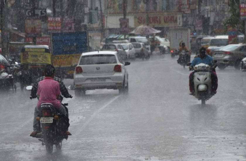 heavy rain in rajasthan