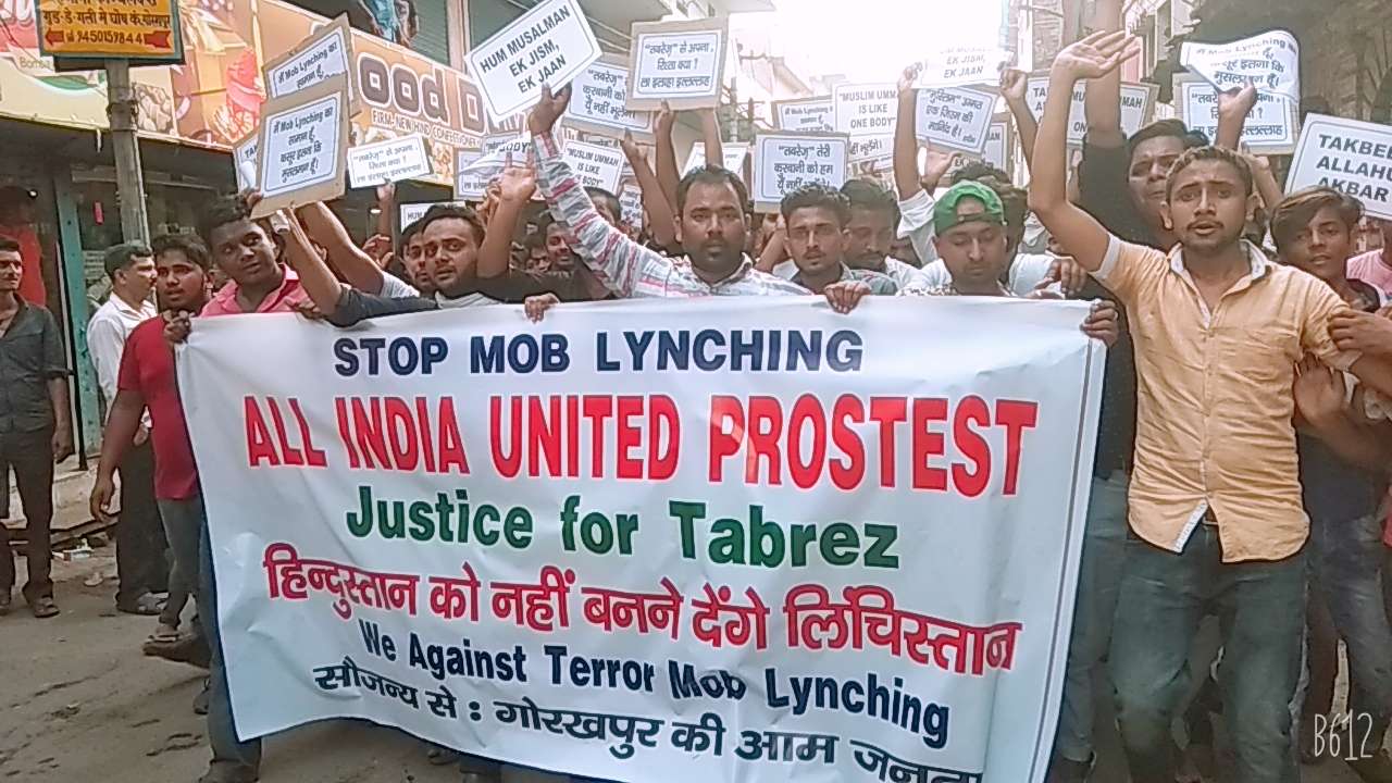 Protest in Gorakhpur