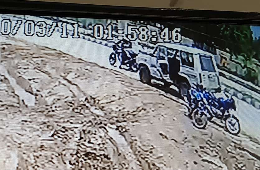 police gwalior not finding accused of crime captured in CCTV