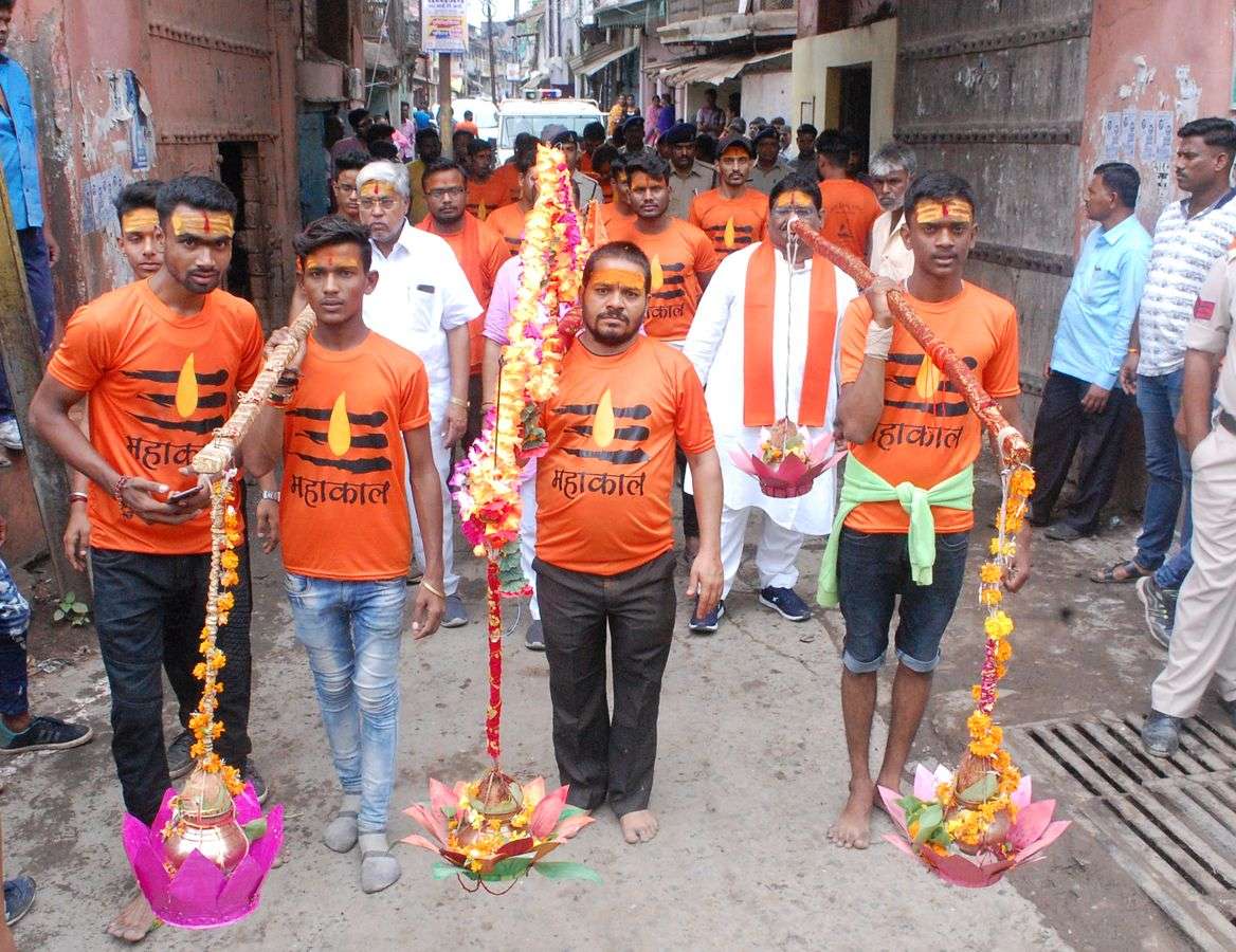 Jai hindu rastra Kawad Yatra Asirgarh Burhanpur