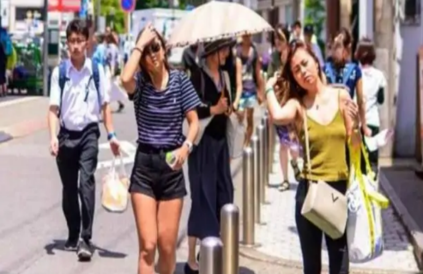 जापान में भीषण गर्मी