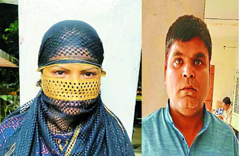 gwalior man and woman caught with 62 kg hemp in gwalior