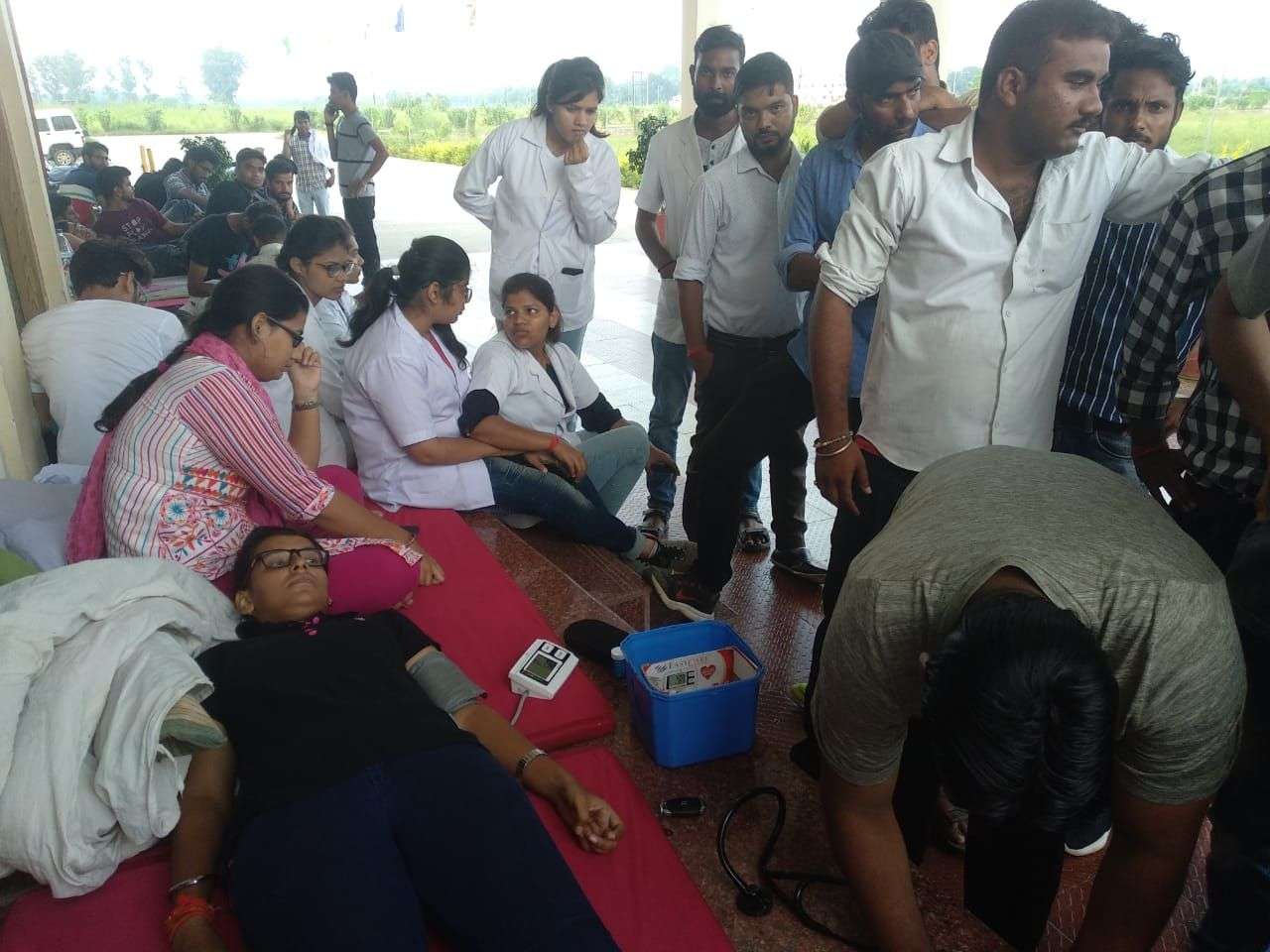 Medical students sitting on hunger strike deteriorate
