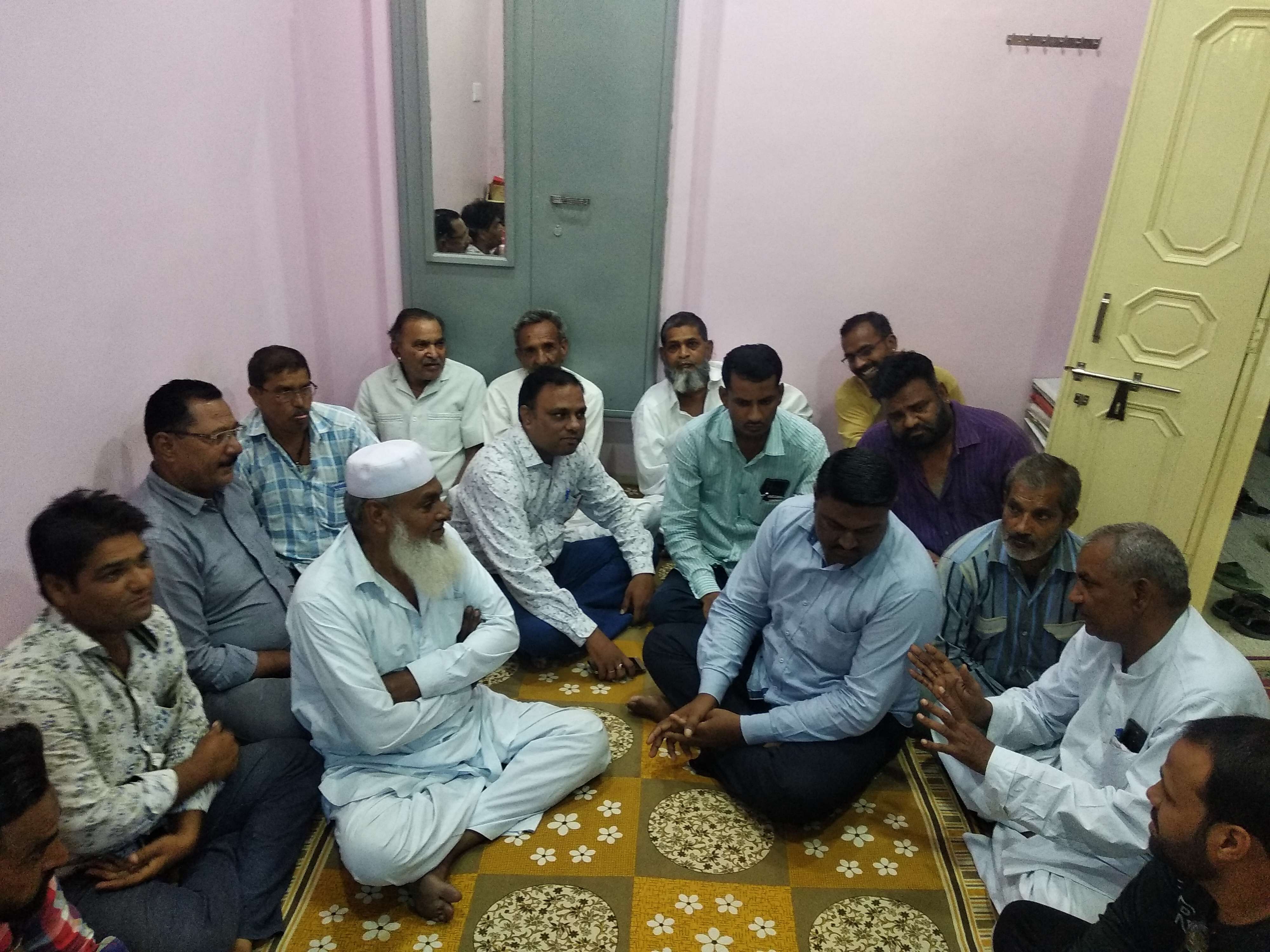 changemaker ward swaraj meeting in ward no. 34 and 64 bikaner