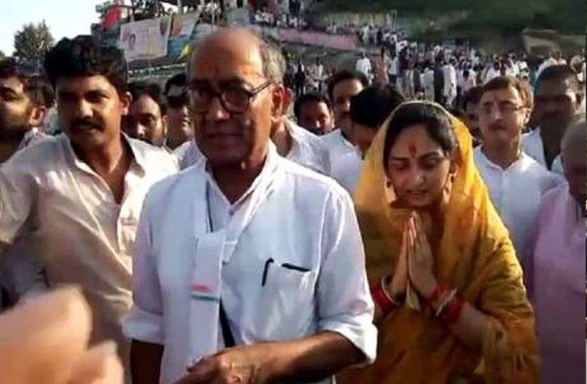 Digvijay Singh made this big statement about wife Amrita Video
