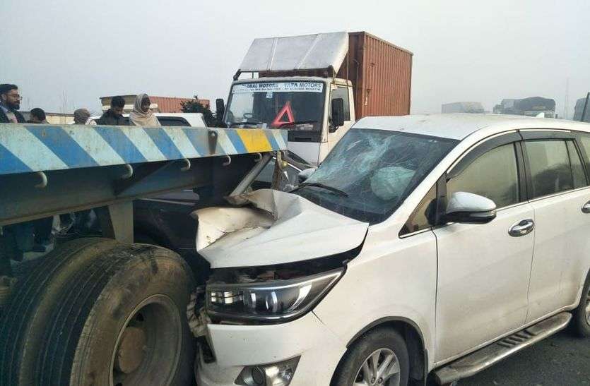 Delhi-Jaipur Highway Accident: Accident Of 25 Vehicles At Behror Alwar