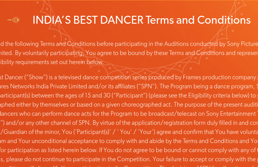 इंडियाज बेस्ट डांसर का पहला आॅडिशन जयपुर में 7 जनवरी को, जानें जगह, नियम और शर्तें