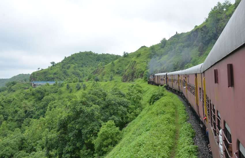 Indian Railway Mhow Sanavad Track