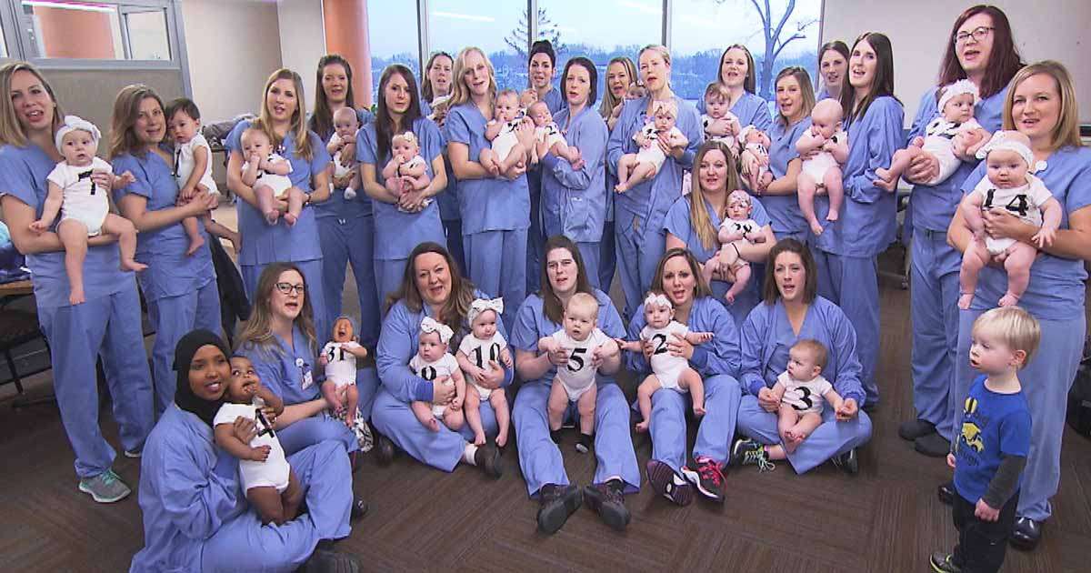 एक ही वार्ड की 19 नर्सों ने जन्मे 19 बच्चे