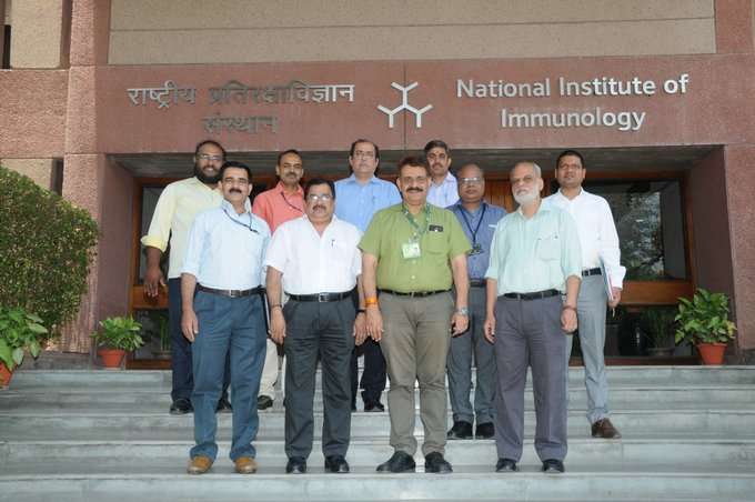 NII Director Amulya K Panda (Front row, 2nd from left- File Photo)