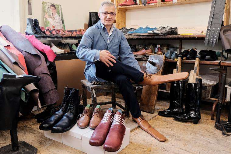 Grigore Lup, a Romanian shoemaker