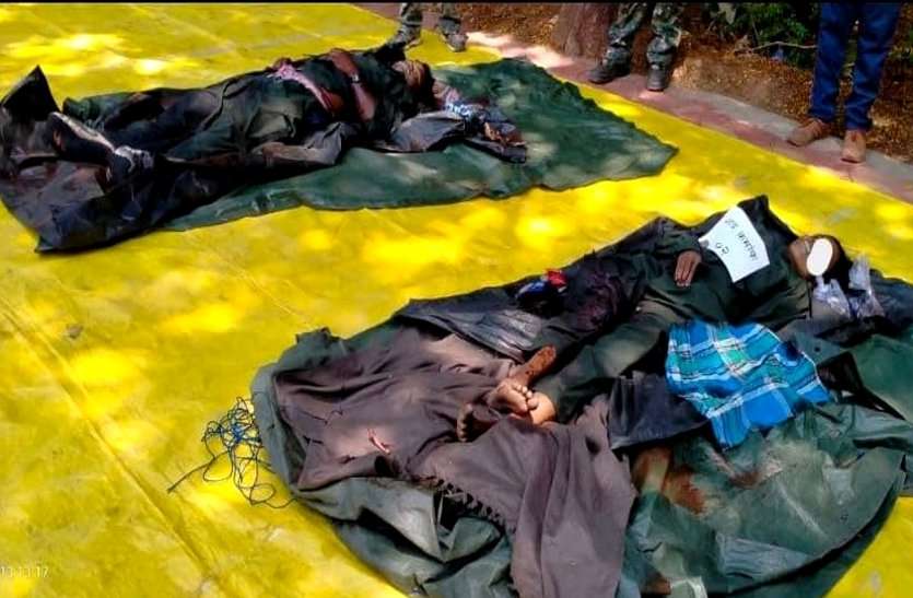 छत्तीसगढ़-महाराष्ट्र बॉर्डर पर मुठभेड़, एक घंटे की फायरिंग में जवानों ने मार गिराए दो वर्दीधारी हार्डकोर माओवादी