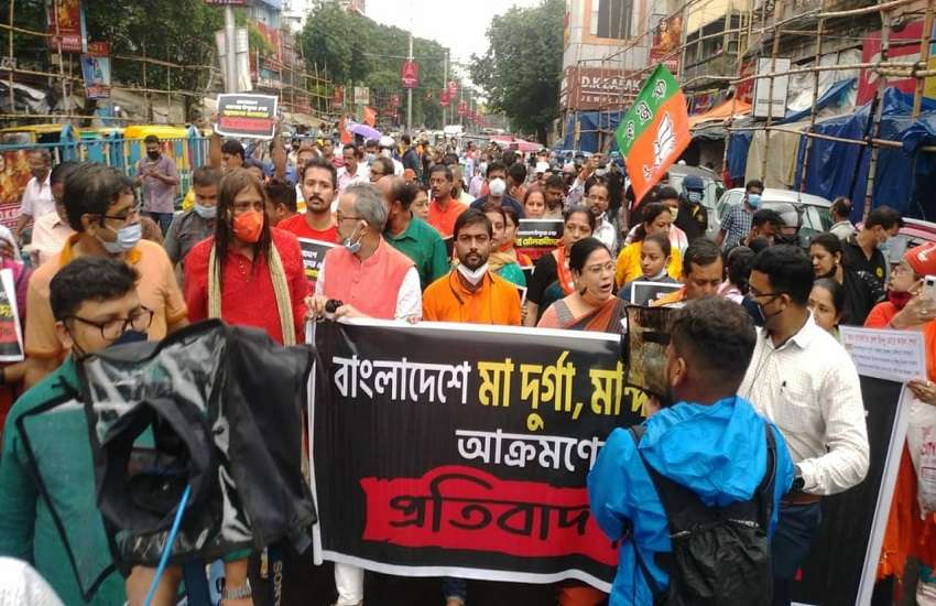 बांग्लादेश में हिंदुओं पर हुए हमले को लेकर पश्चिम बंगाल में आया उबाल