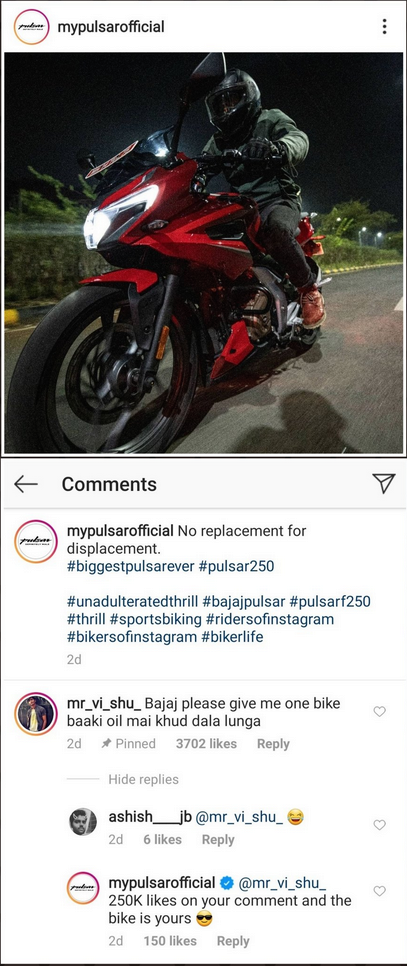 free_pulsar_for_this_instagram_user_on_one_condition.png