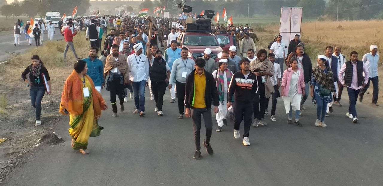 23 किलोमीटर पैदल चलेंगे राहुल गांधी, आज ओंकारेश्वर दर्शन और नर्मदा पूजन करेंगे