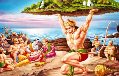 Hanumanji in Ram Ravan war