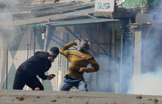 Clashes in Srinagar 