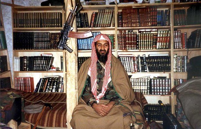 Library at Osama Bin Laden home