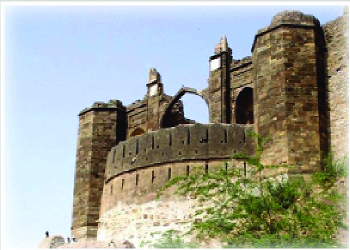 Taragarh Fort, or just ramparts!