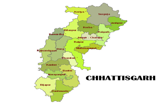 Chhattisgarh Map