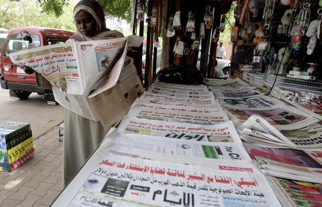 newspaper sealed in sudan