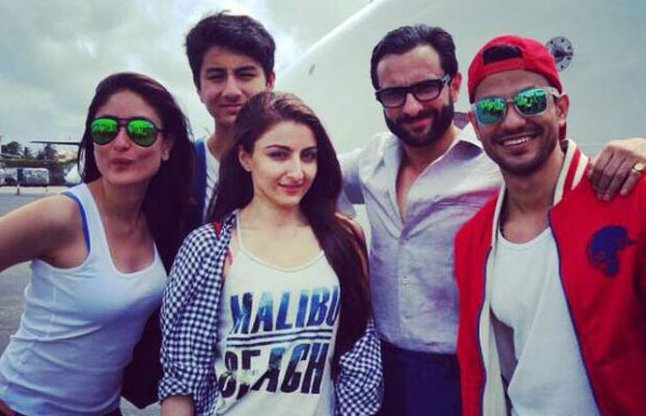 Saif ali khan enjoying holidays in maldives