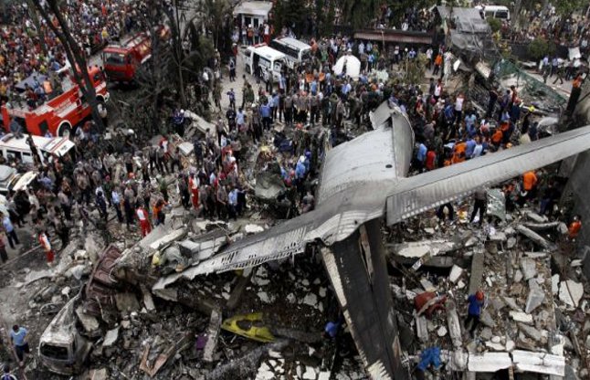 Plane crash in Indonesia